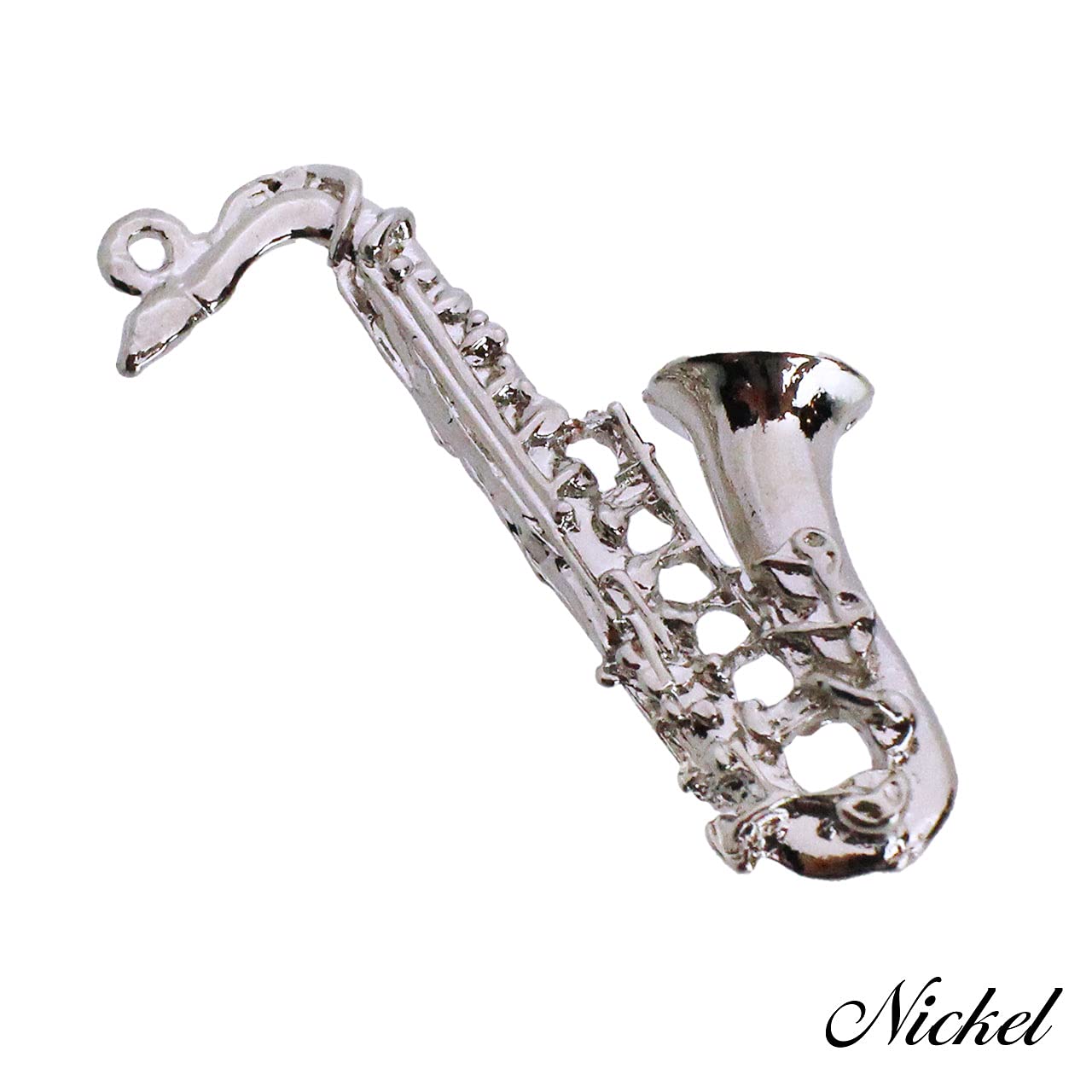 Amazon.co.jp: チャーム キーホルダー 楽器 サックス 43mm×24mm